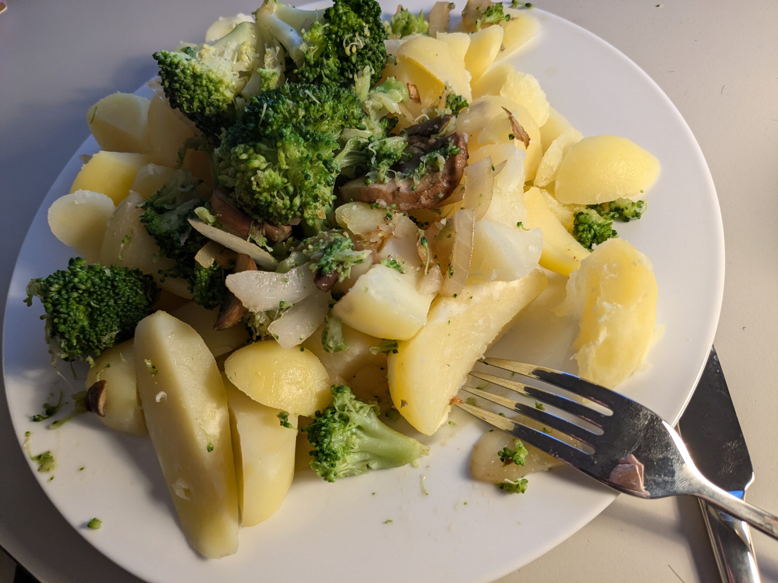 Broccoli met champignons